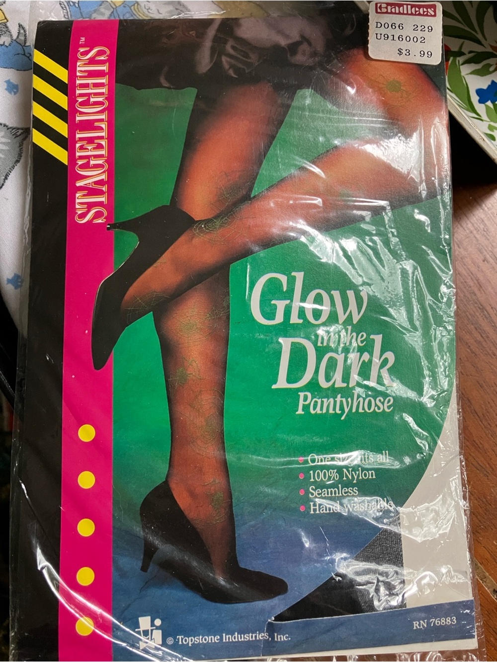 Vintage Glow in the Dark Pantyhose